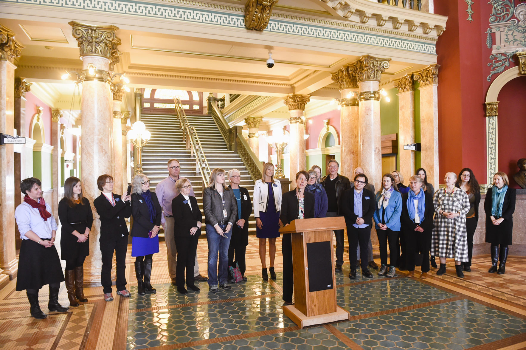 Democrats filing day press conference